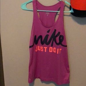 Nike razer back workout tank top